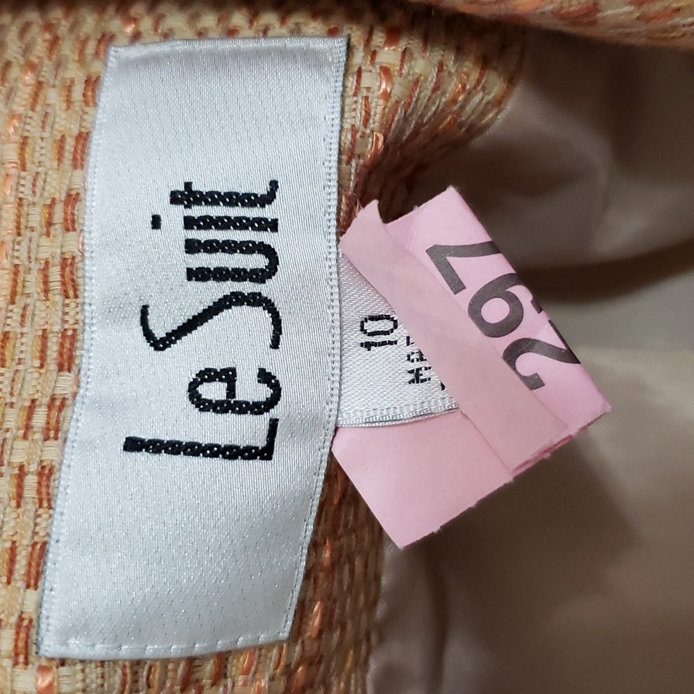 Le Suit Woven Blazer Peach Color View 4